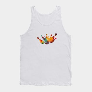 Bowling ball Tank Top